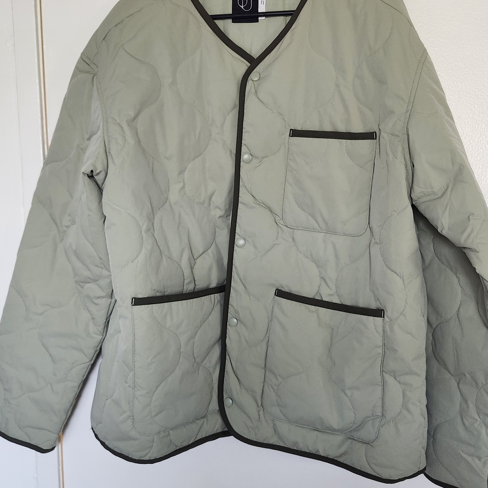 Original Use Quilted Jacket - Light Gray